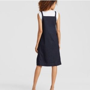 EILEEN FISHER - DENIM JUMPER DRESS